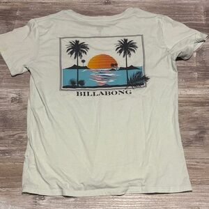 Billabong Tropical Sunset Graphic Tee - Light Mint